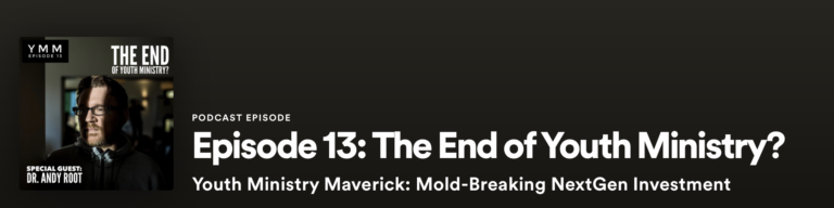 Youth Ministry Maverick Podcast